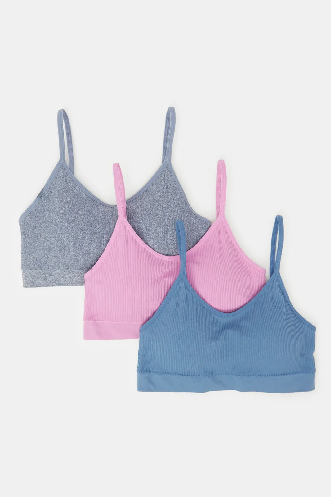 Women Assorted Solid Padded Comfort Bras (Pack of 3) sold by Redtag