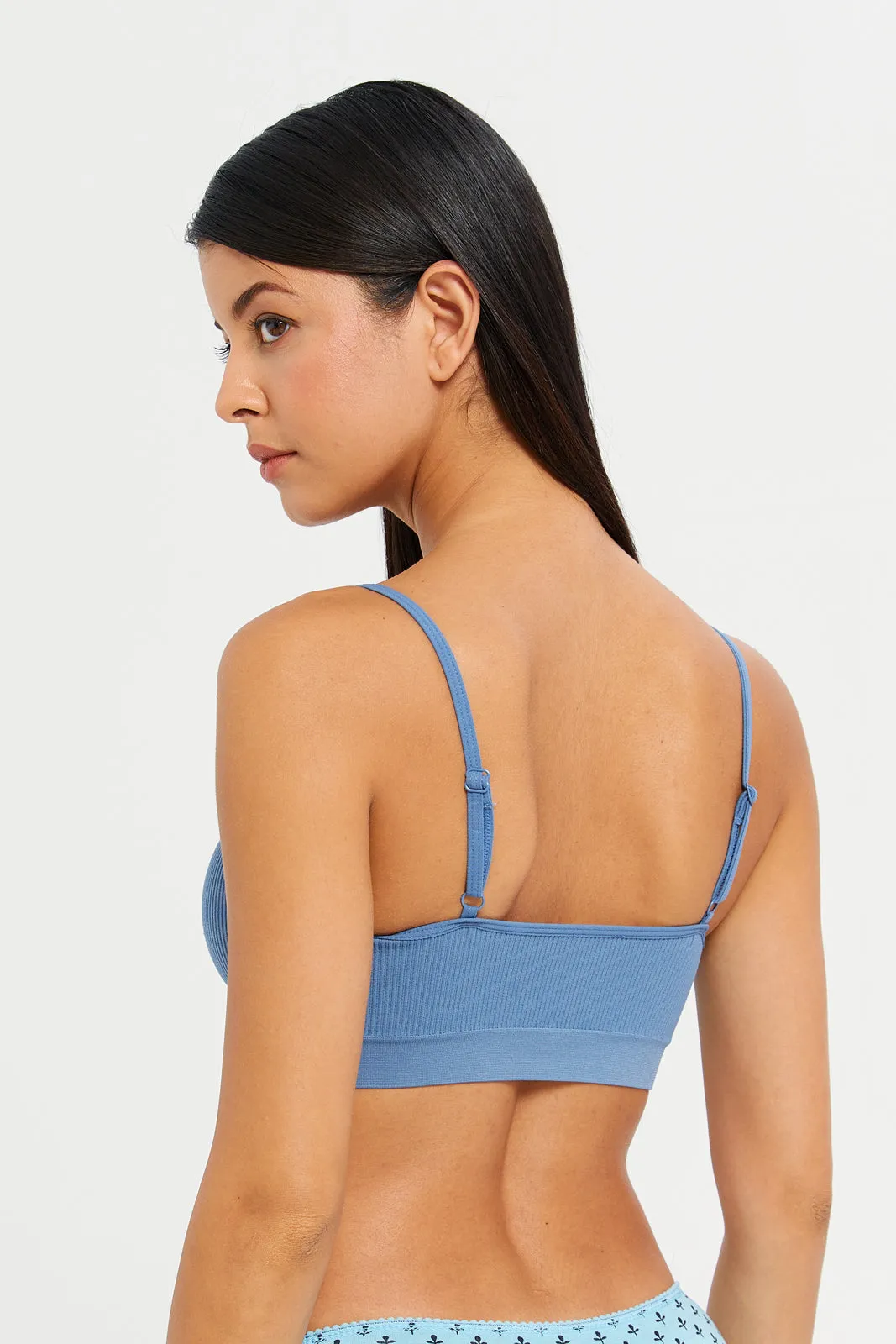 Women Assorted Solid Padded Comfort Bras (Pack of 3) sold by Redtag product image thumbnail 3