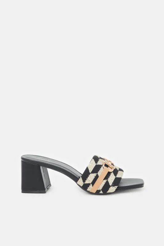 Women Assorted Buckle Heel Mule sold by Redtag