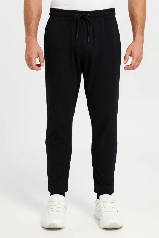 Men Black Jogger Pants sold by Redtag