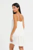 Women Ivory Floral Printed Satin Chemise sold by Redtag