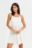 Women Ivory Floral Printed Satin Chemise sold by Redtag