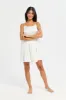 Women Ivory Floral Printed Satin Chemise sold by Redtag