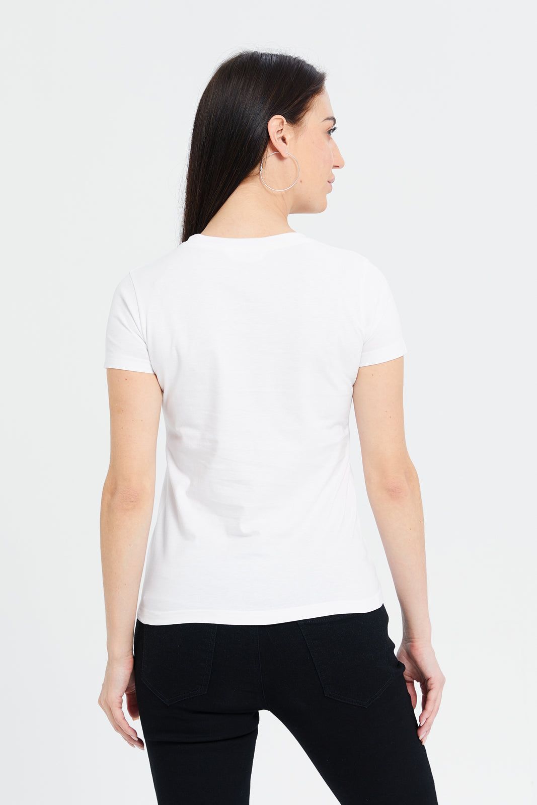 Women White Printed T-Shirt sold by Redtag product image thumbnail 3