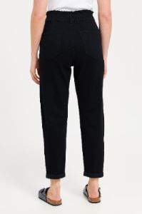 Women Black Paper Bag Baggy Fit Jeans sold by Redtag