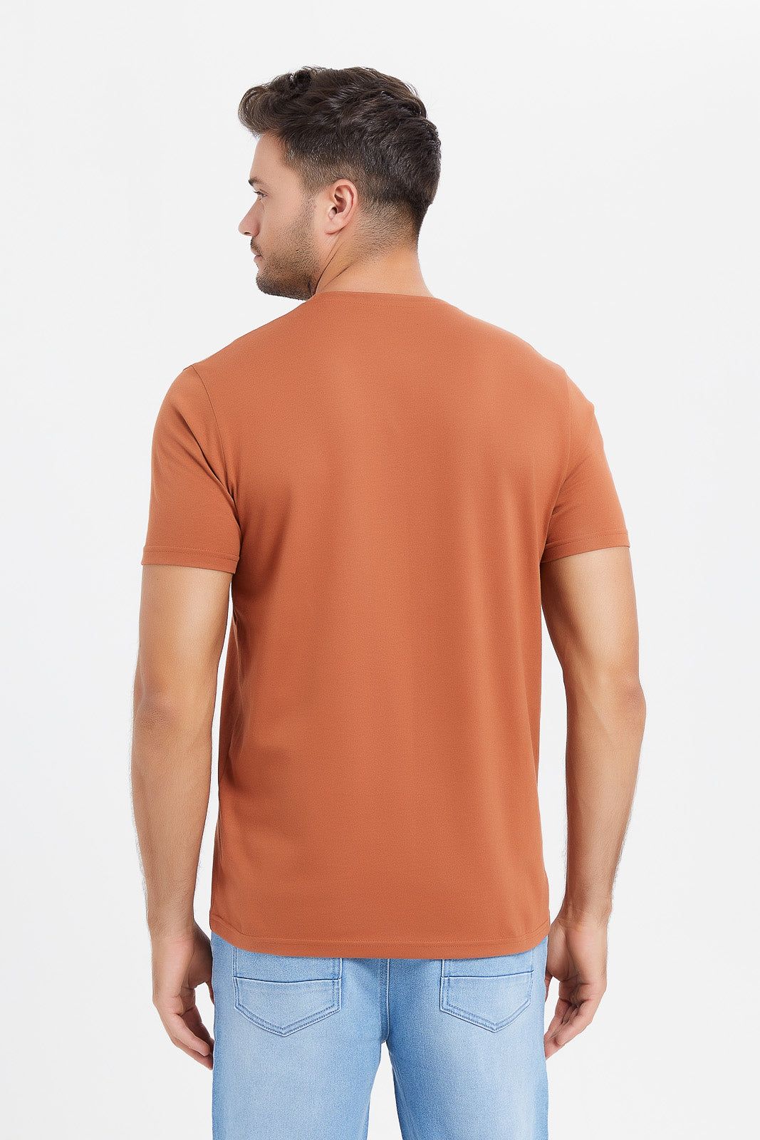 Men Tan Graphic T-Shirt sold by Redtag product image thumbnail 3