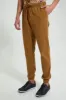 Tan Slim Fit Jogger sold by Redtag