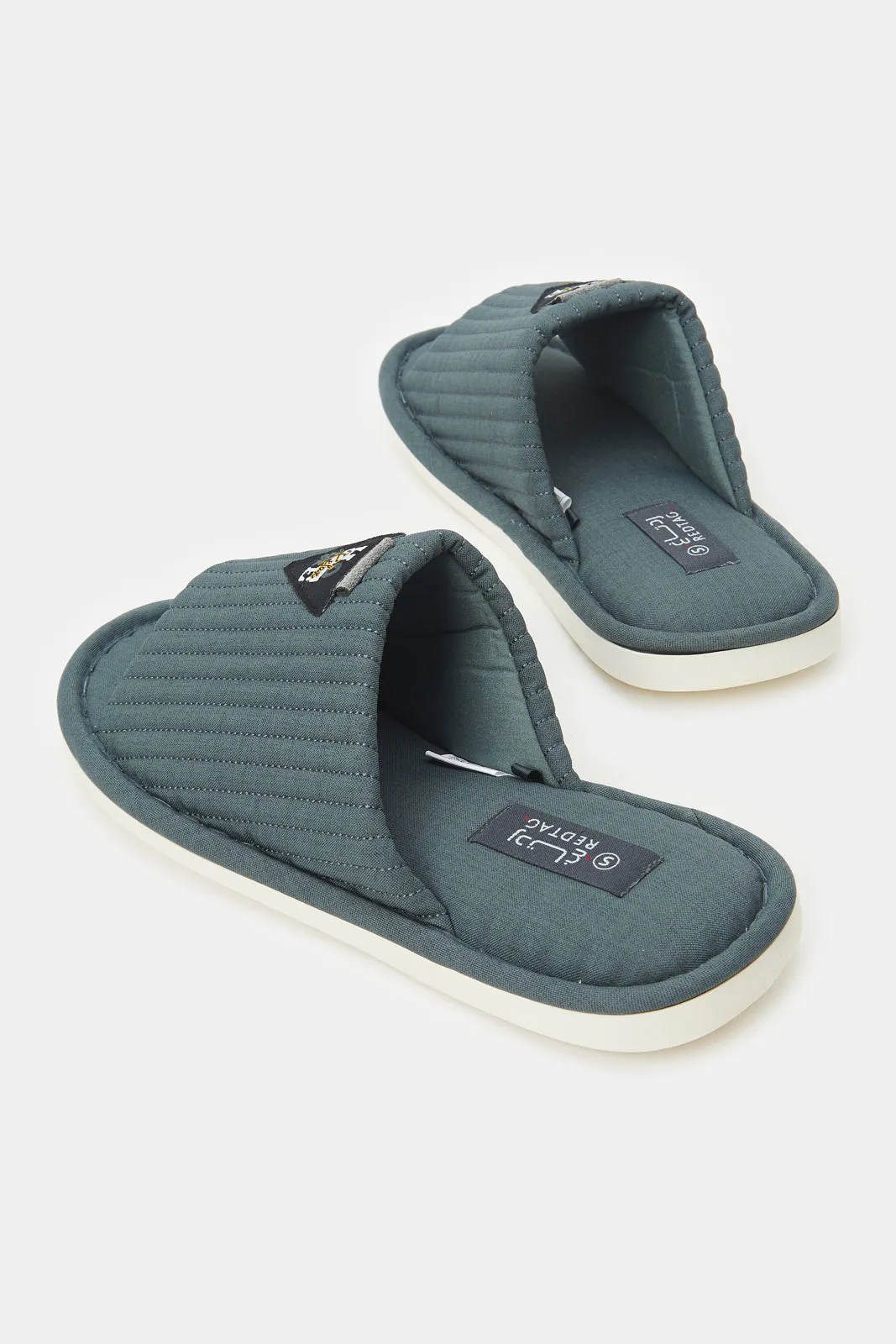 Men Olive Open Toe Slipper sold by Redtag product image thumbnail 4