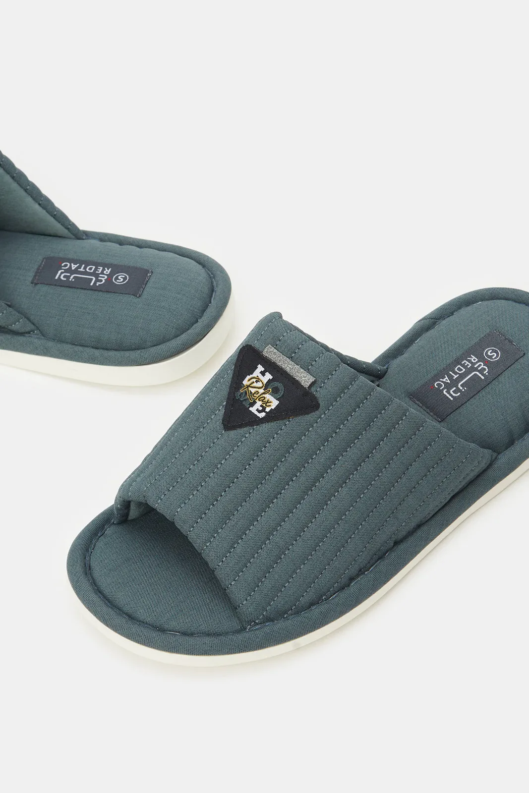 Men Olive Open Toe Slipper sold by Redtag product image thumbnail 3