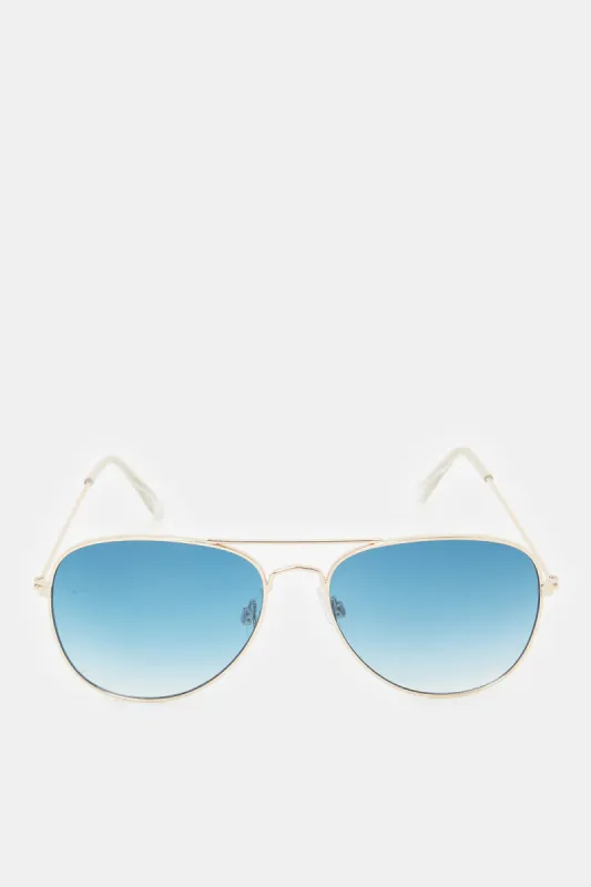 Men Blue Aviator Sunglasses sold by Redtag