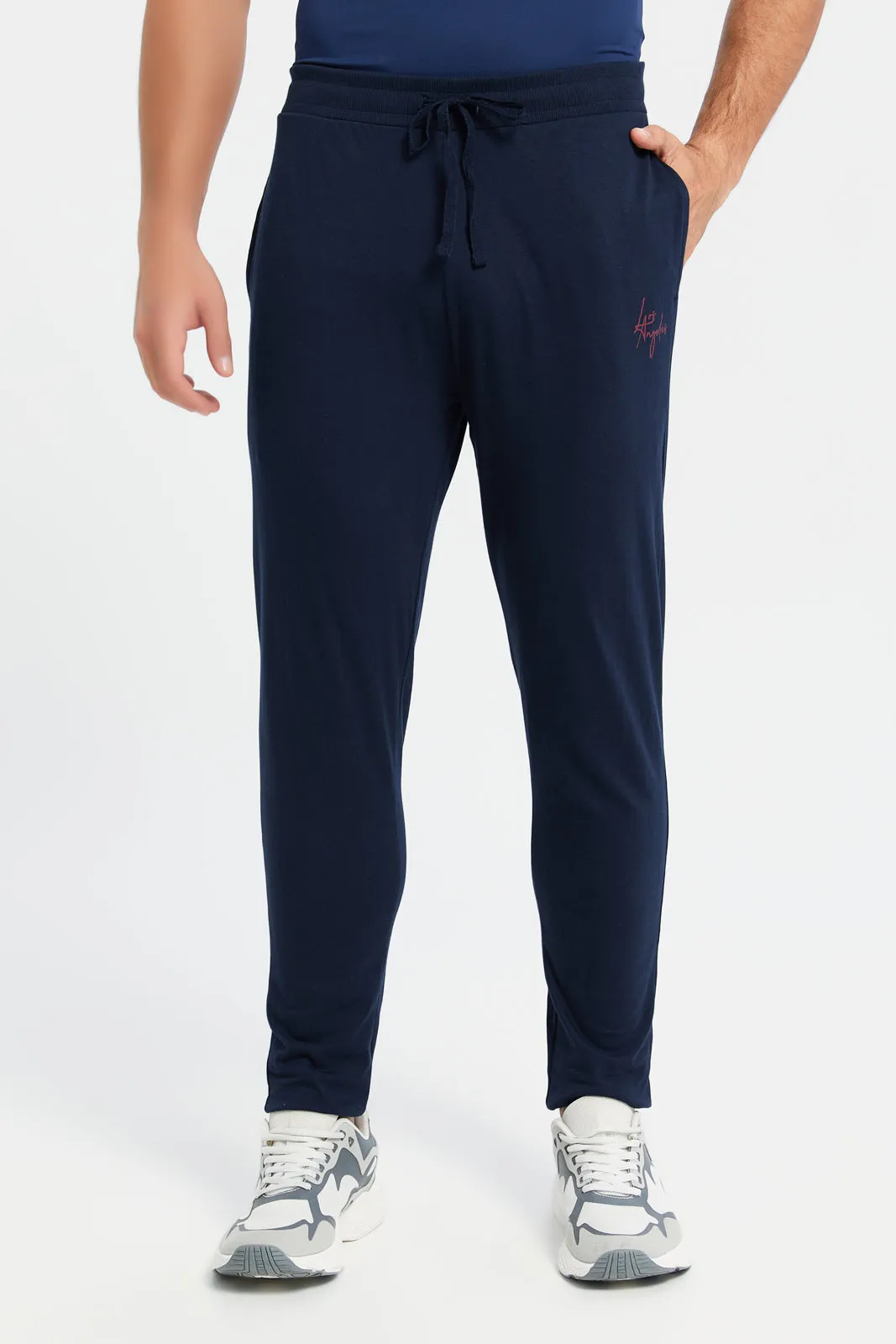 Men Navy Printed Pyjama Bottom sold by Redtag