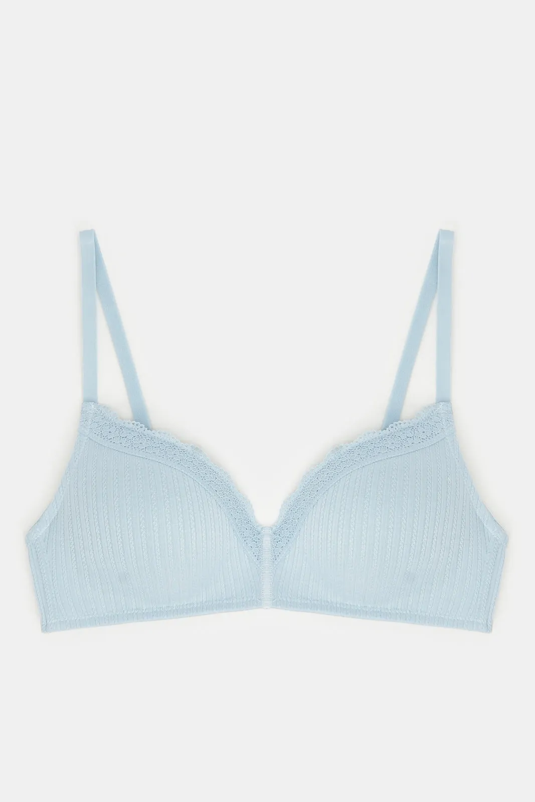 Women White And Blue Non Wired Bra Set (Pack of 2) sold by Redtag product image thumbnail 3