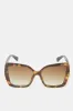 Women Brown Printed Oversized Sunglasses sold by Redtag