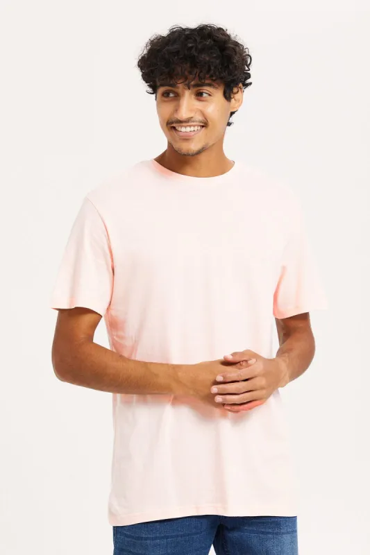 Men Coral Basic T-Shirt sold by Redtag