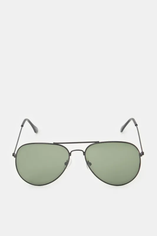 Men Black Aviator Sunglasses sold by Redtag
