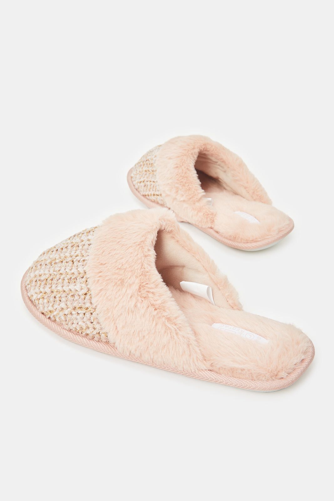 Women Pink Fur Trim Slipper sold by Redtag product image thumbnail 4