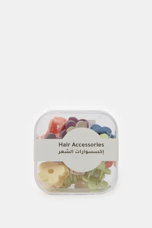 Women Assorted Hair Claw Set (15 Piece) sold by Redtag