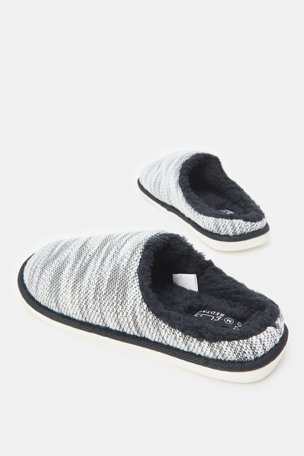 Men Grey Mule Slippers sold by Redtag product image thumbnail 4