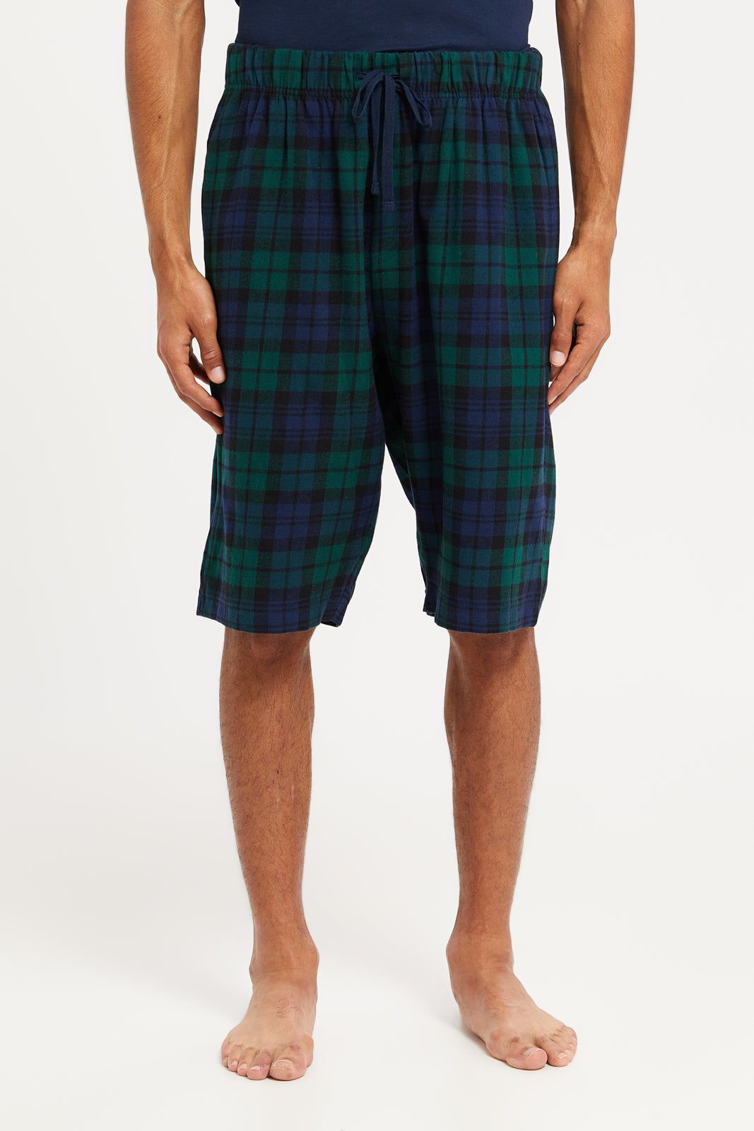 Men Navy Checked Nightwear Set (2 Piece) sold by Redtag product image thumbnail 3