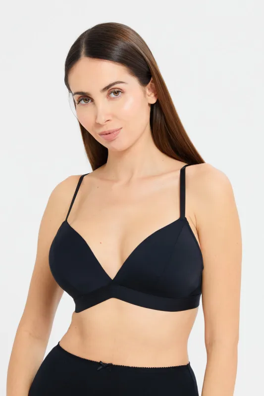 Women Assorted Plunge Non-Wired Bra Set (Pack Of 3) sold by Redtag