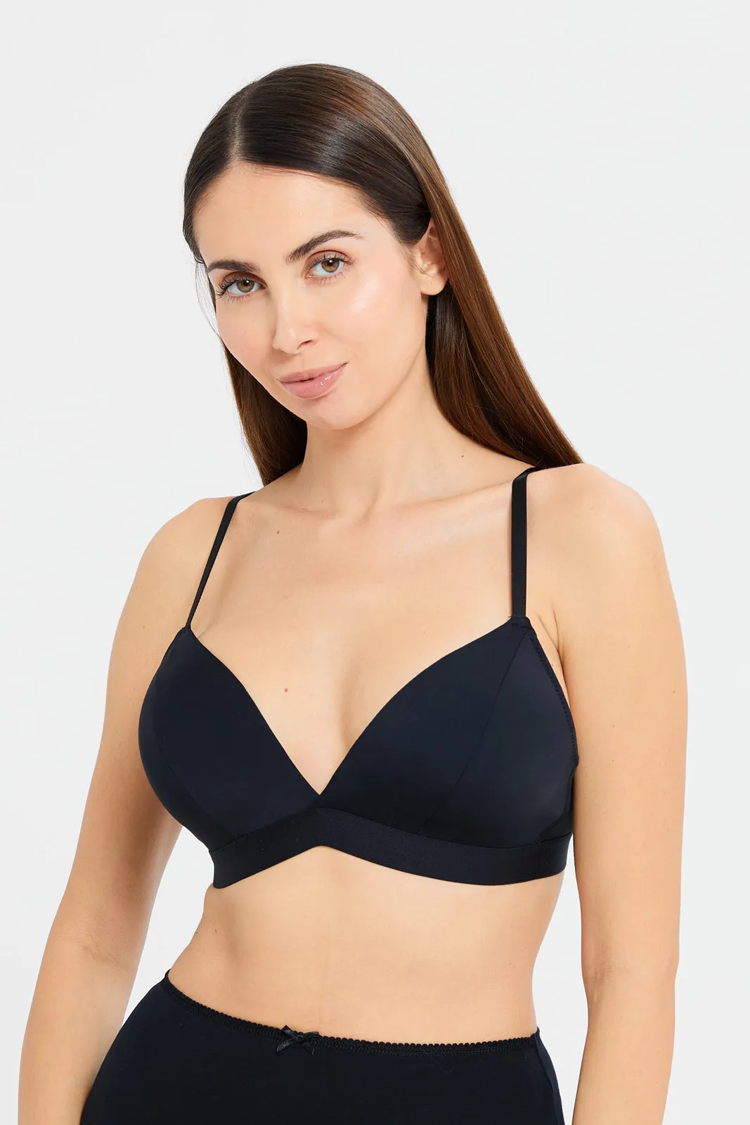 Women Assorted Plunge Non-Wired Bra Set (Pack Of 3) sold by Redtag