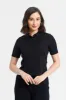 Polo Neck Button Detailed Rib Top sold by Redtag