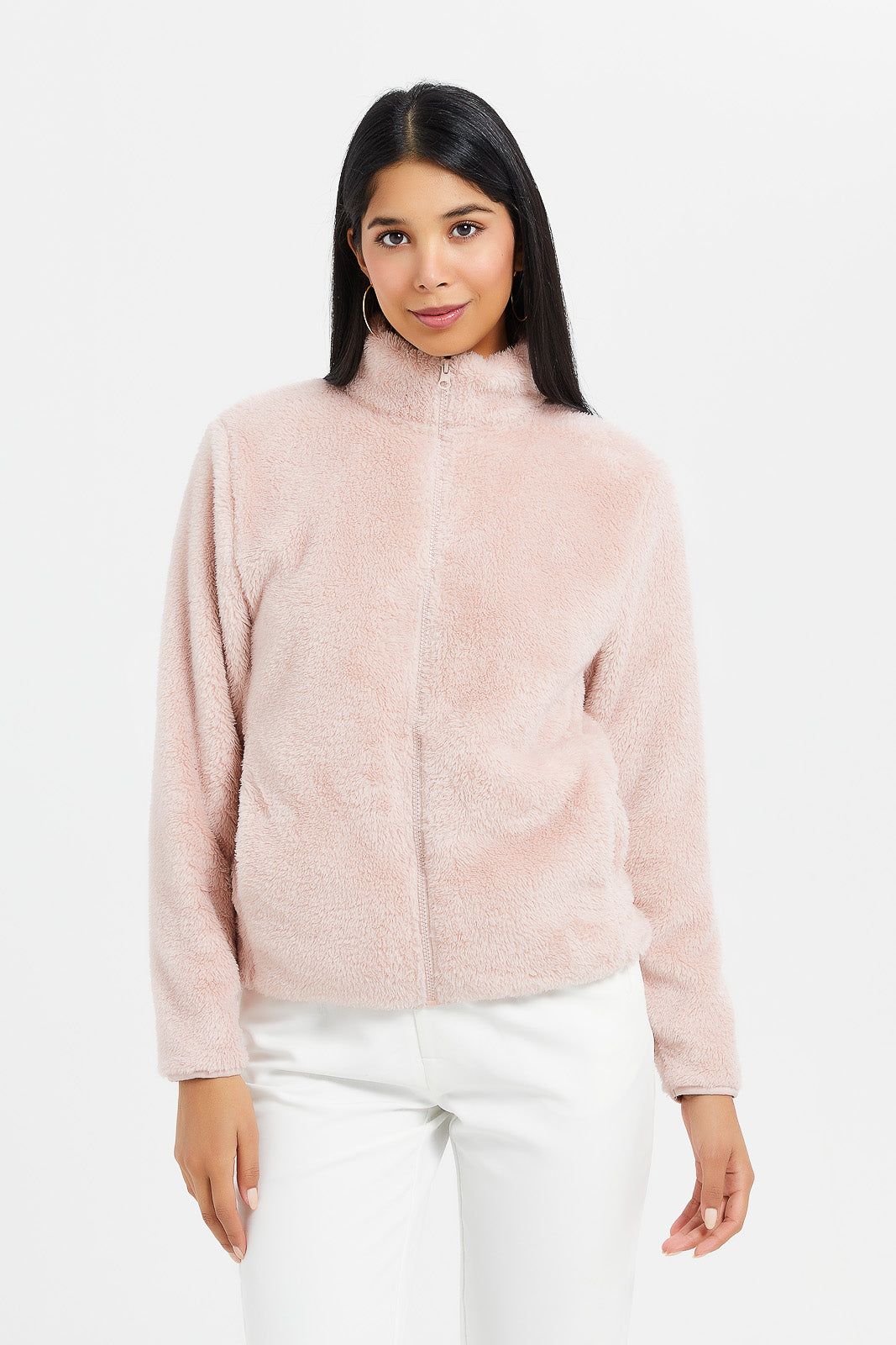 Women Pink Polar Fleece Sweatshirt sold by Redtag