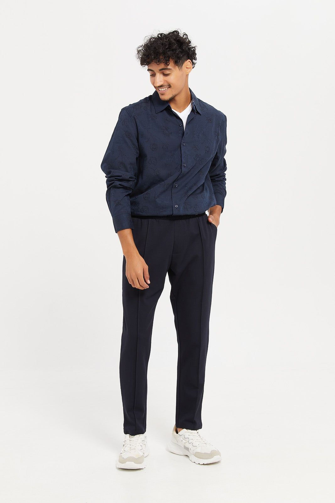 Men Navy Jogger Pant sold by Redtag product image thumbnail 2