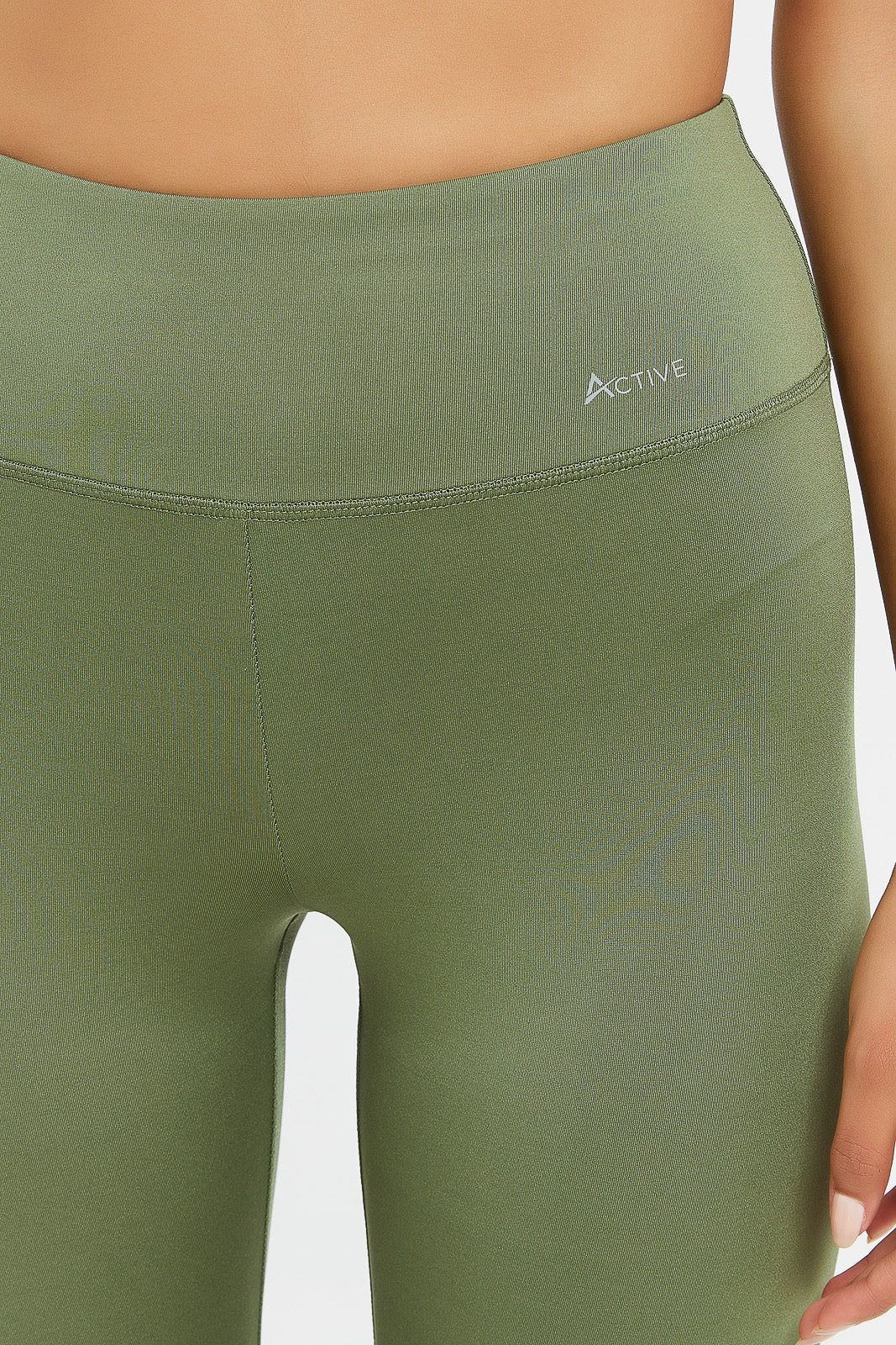 Women Olive Plain Active Pants sold by Redtag product image thumbnail 4