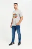 Men Ecru Graphic T-Shirt sold by Redtag
