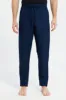 Men Navy Solid Pyjama Bottom sold by Redtag