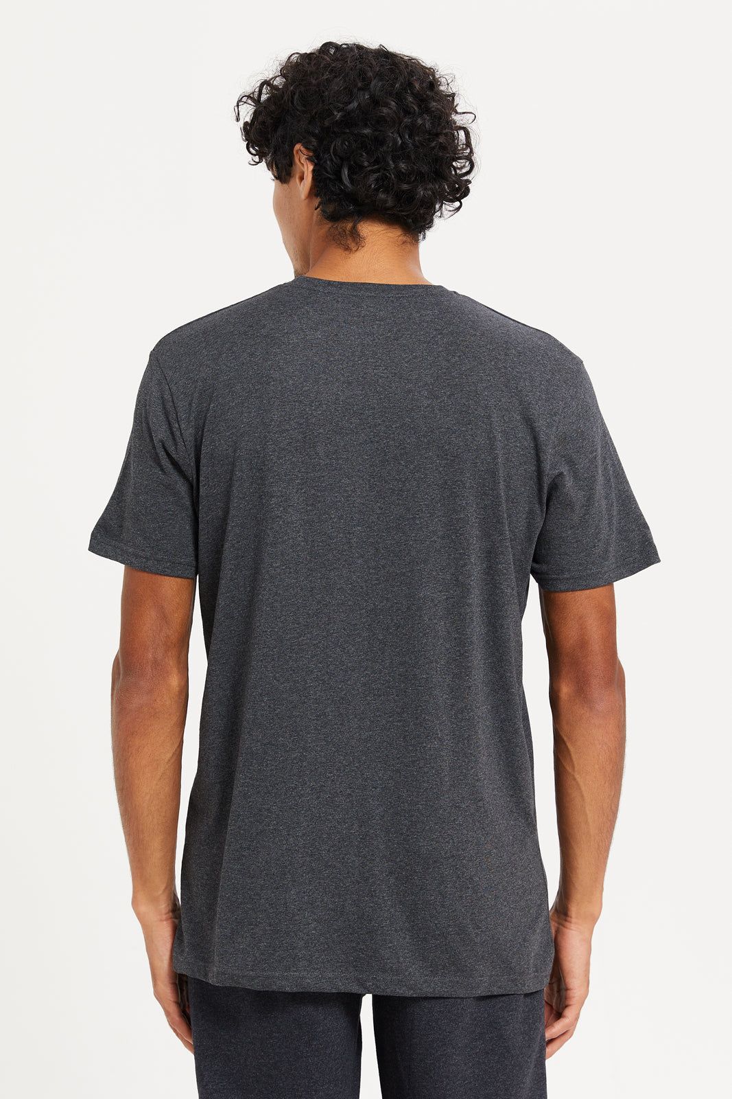 Men Charcoal Printed T-Shirt sold by Redtag product image thumbnail 3