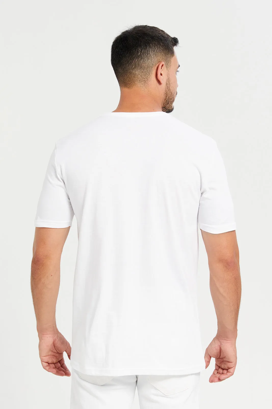 White Graphic T-Shirt sold by Redtag product image thumbnail 3