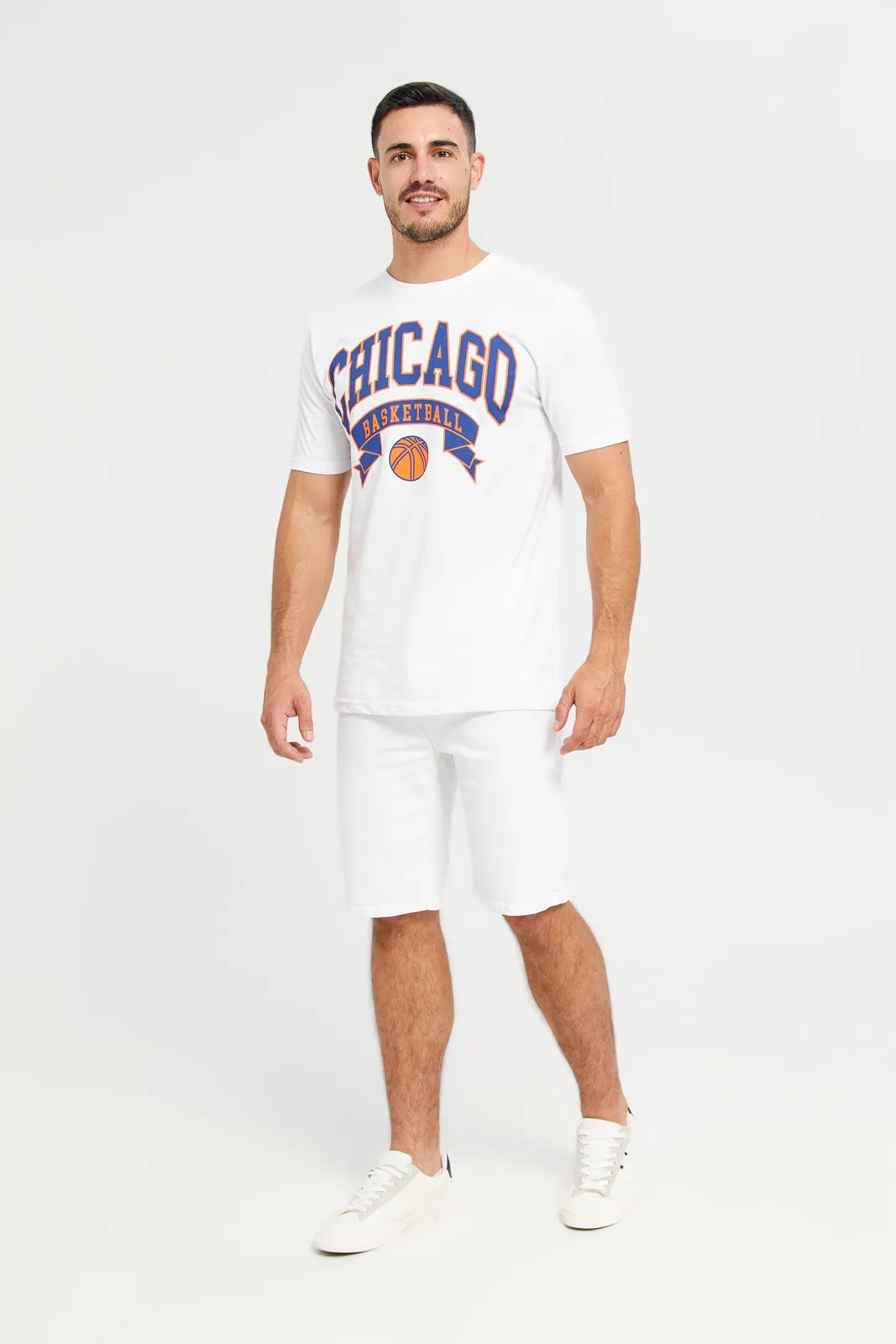 White Graphic T-Shirt sold by Redtag product image thumbnail 2