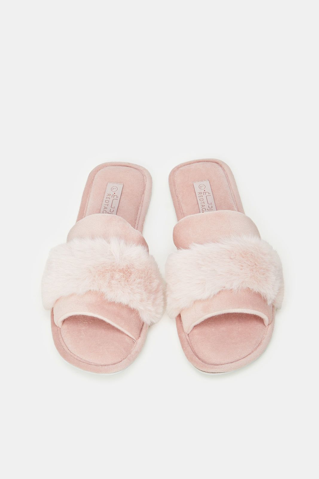 Women Pink Fur Trim Slipper sold by Redtag product image thumbnail 2