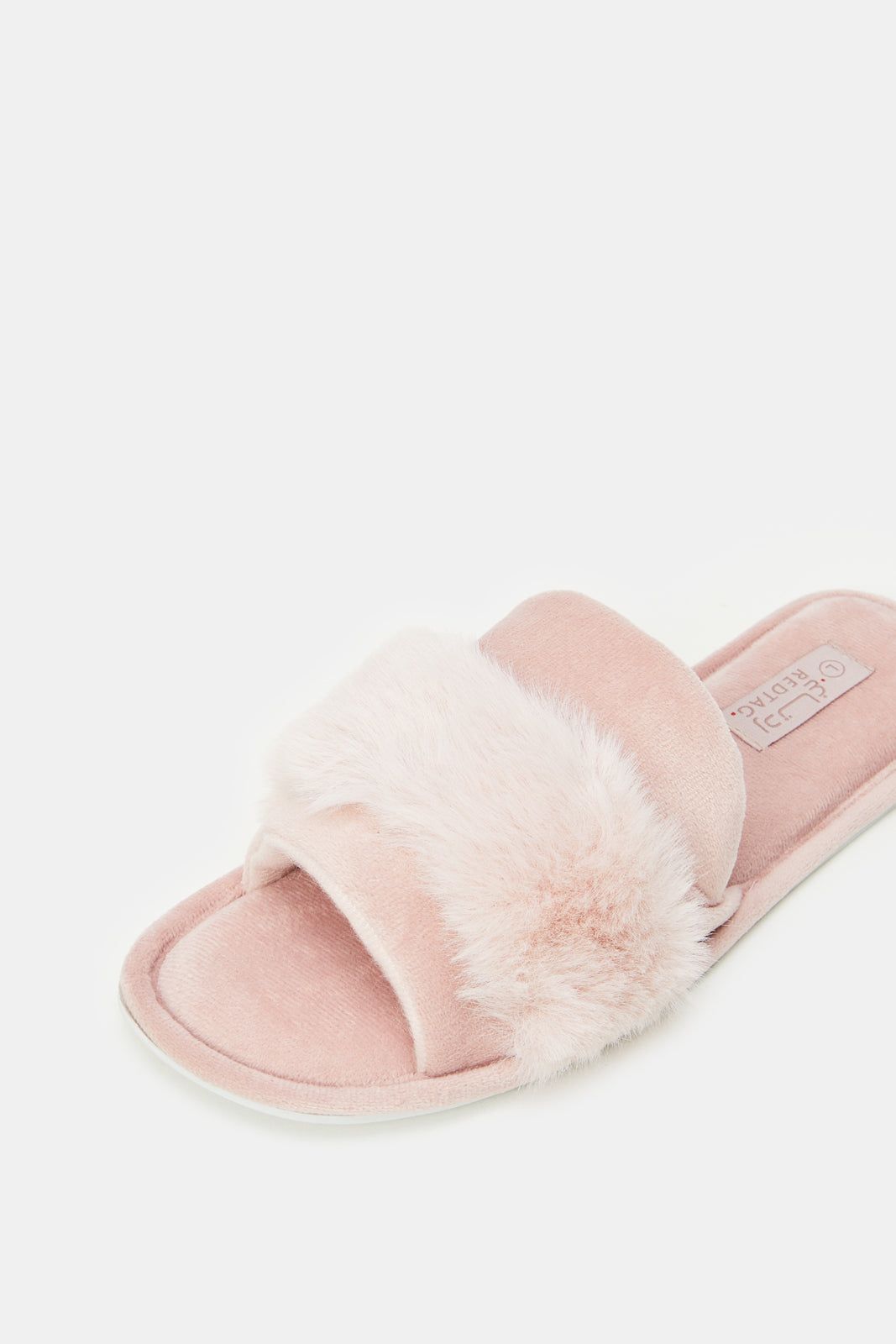 Women Pink Fur Trim Slipper sold by Redtag product image thumbnail 3