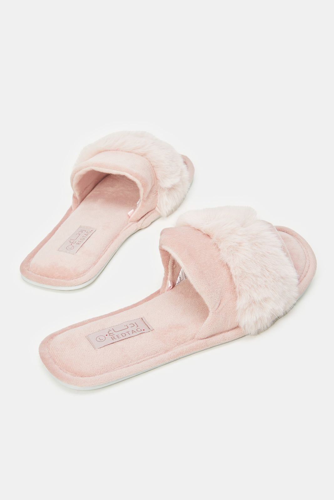 Women Pink Fur Trim Slipper sold by Redtag product image thumbnail 4