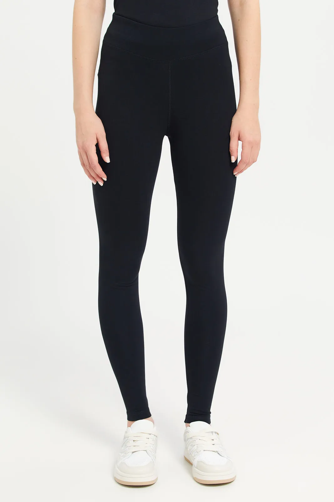 Women Black Active Leggings sold by Redtag