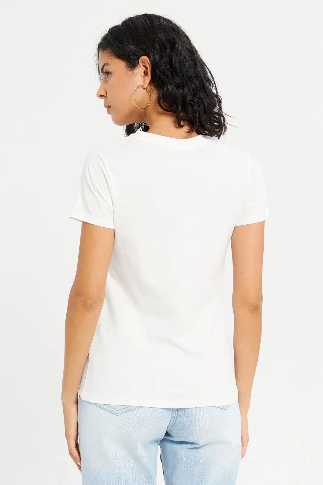 Women Ivory Copenhagen Printed T-Shirt sold by Redtag product image thumbnail 3