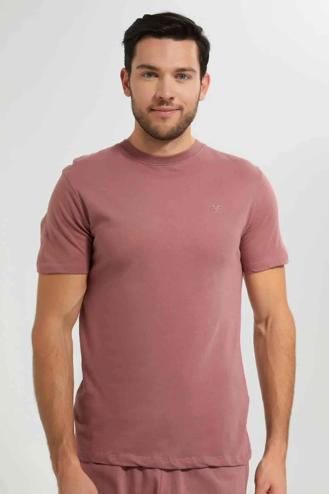 Mauve Plain Pyjama Set (2 Piece) sold by Redtag product image thumbnail 2