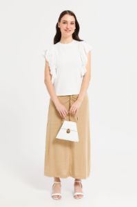 Women Ivory Lace Top sold by Redtag