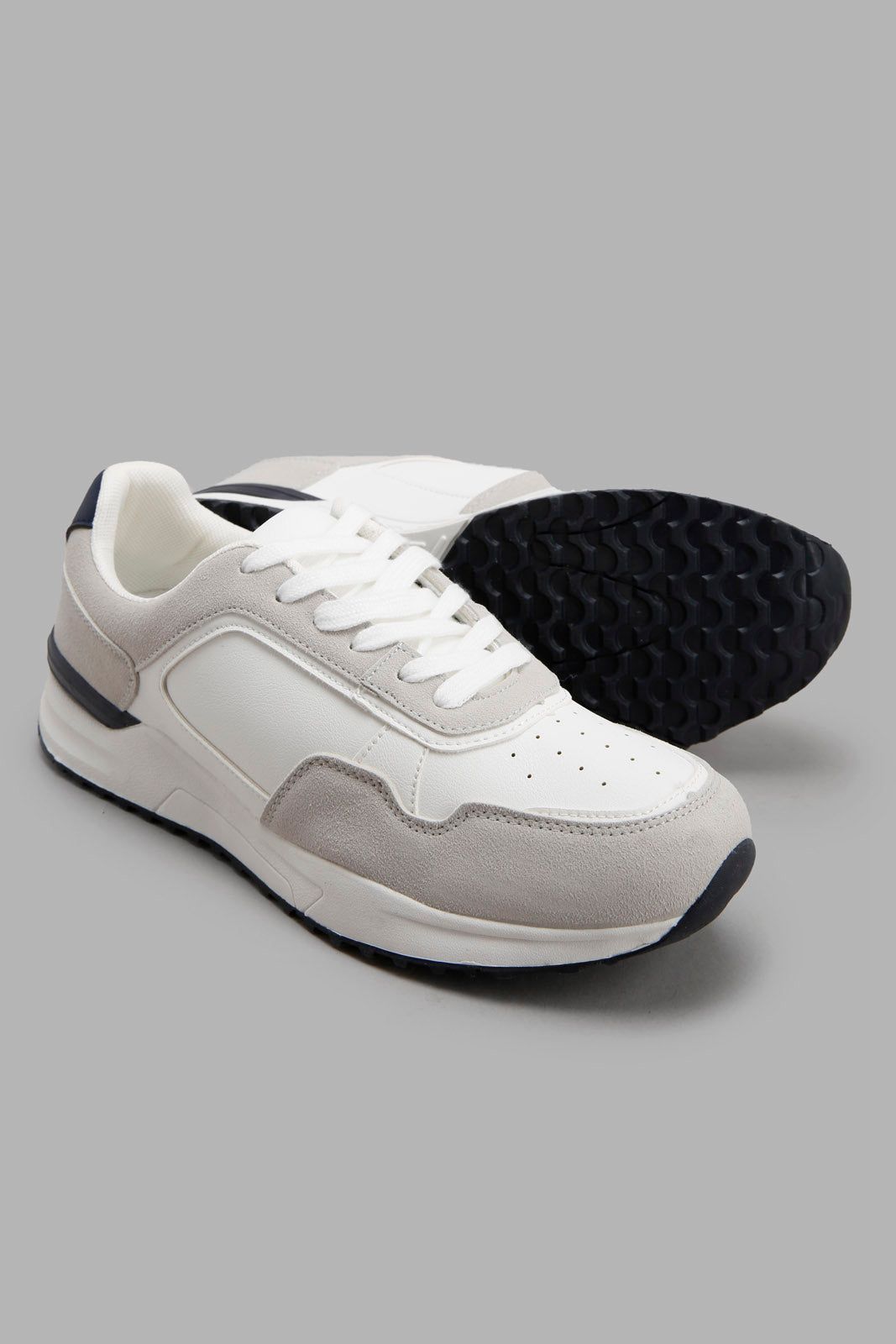 White And Grey Sneaker For Men sold by Redtag product image thumbnail 3