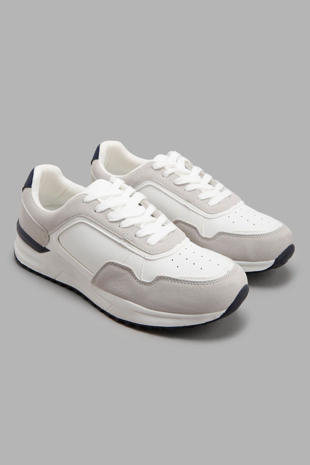 White And Grey Sneaker For Men sold by Redtag