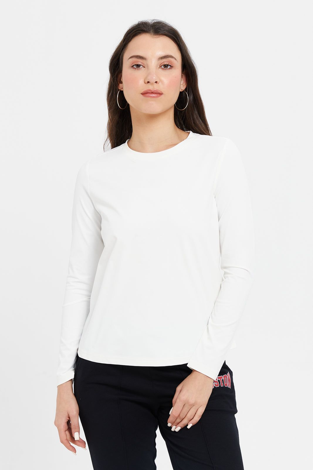 Women White Active T-Shirt sold by Redtag