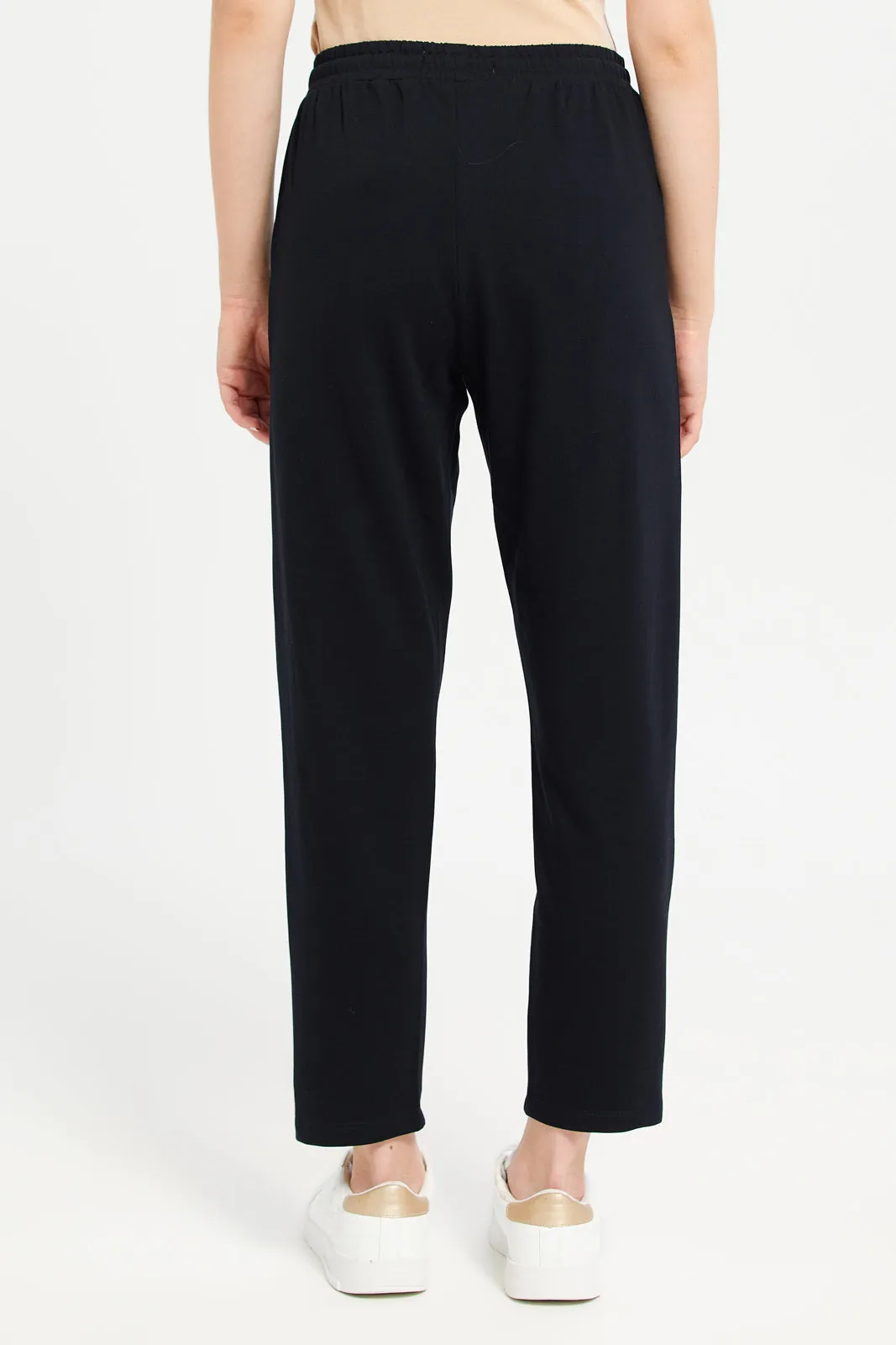 Women Black Active Jogger Pants sold by Redtag product image thumbnail 3