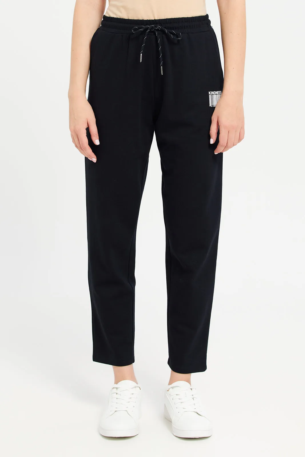 Women Black Active Jogger Pants sold by Redtag