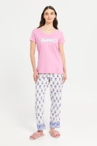 Women Assorted Printed Pyjama Set (2 Piece) sold by Redtag