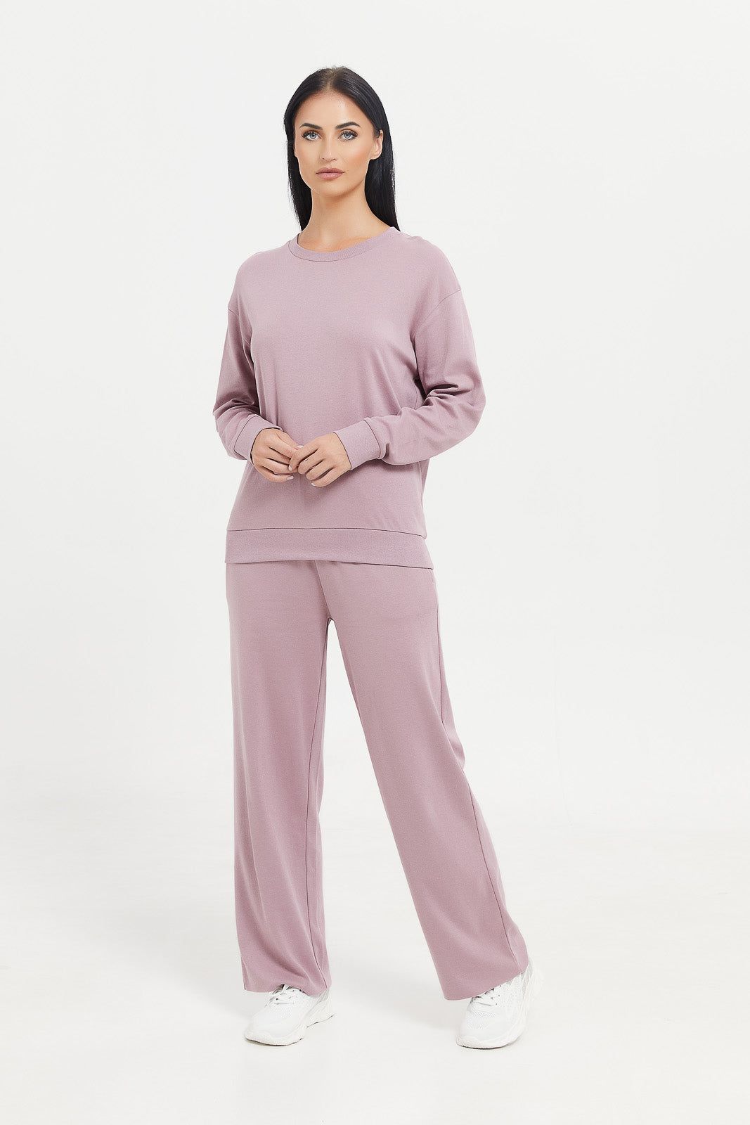 Women Pink Crewneck Sweatshirt sold by Redtag product image thumbnail 2