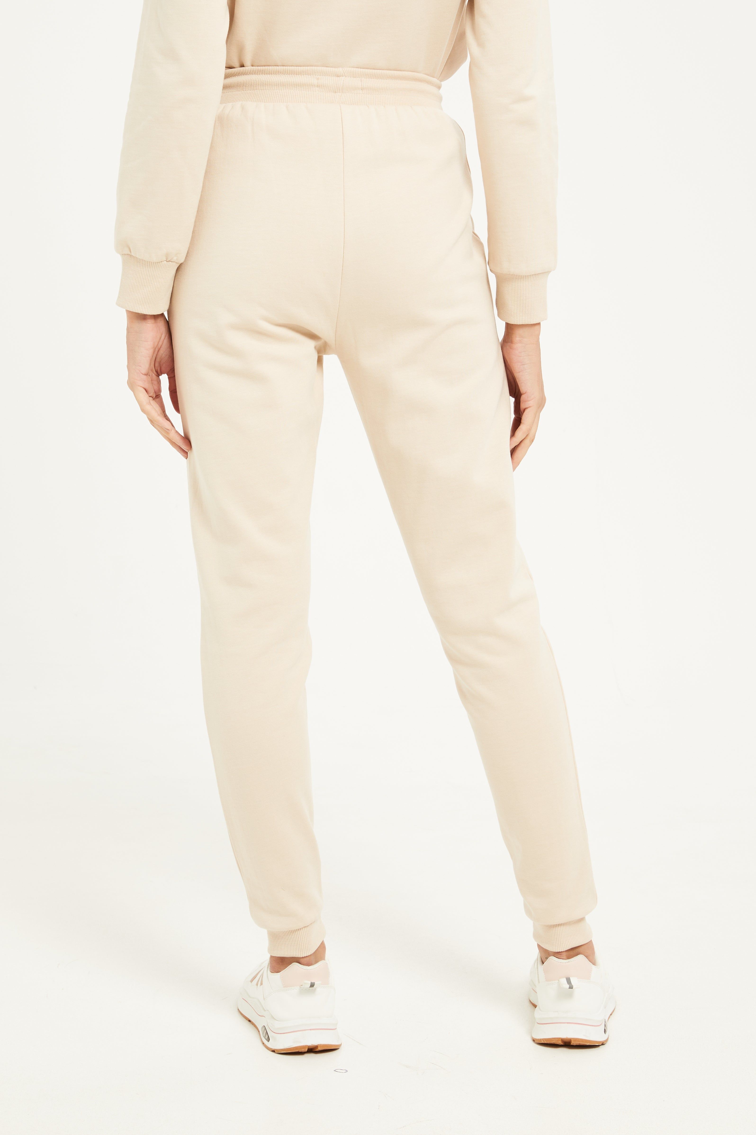 Women Beige Plain Joggers sold by Redtag product image thumbnail 3