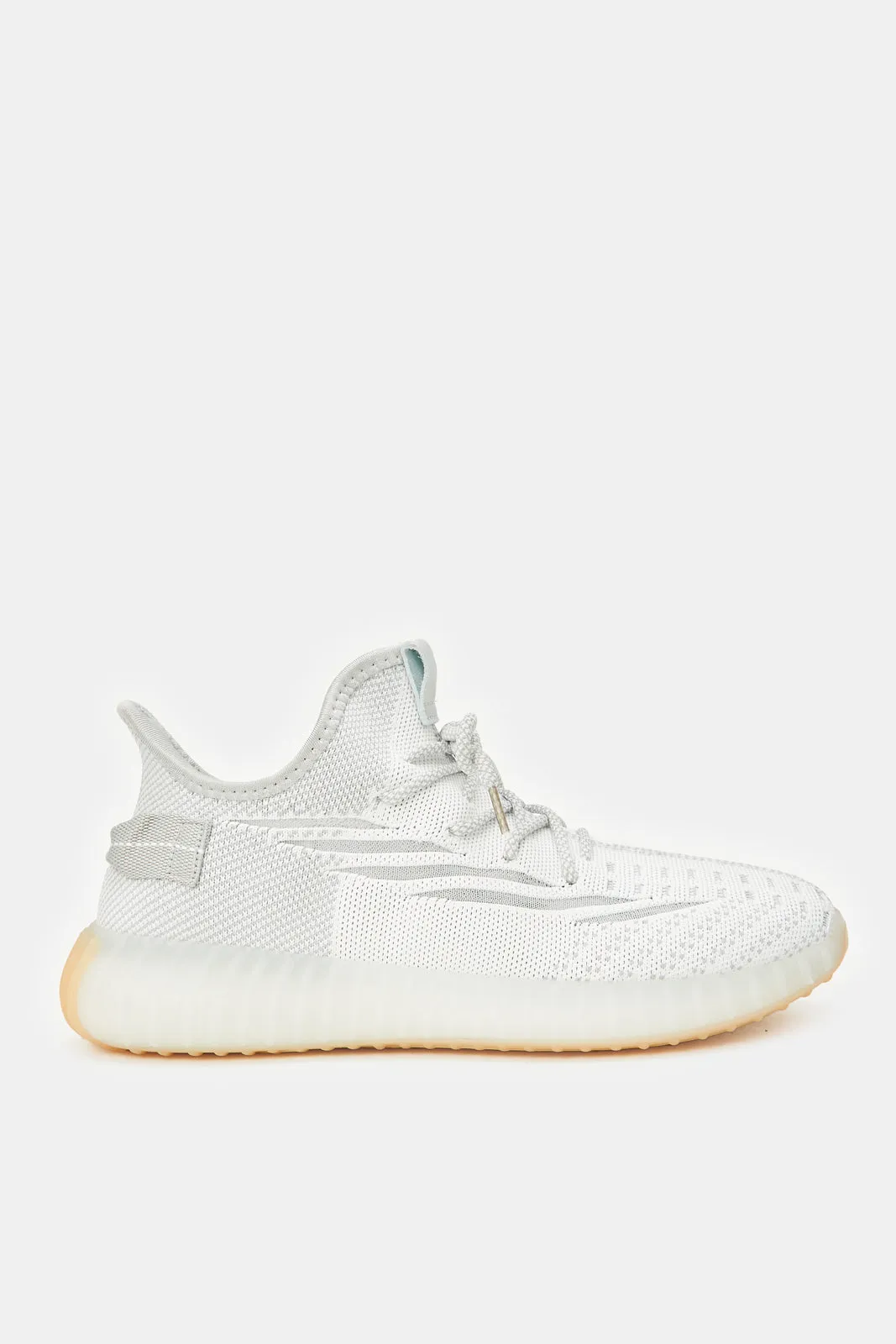 Men Grey Knit Trainer sold by Redtag